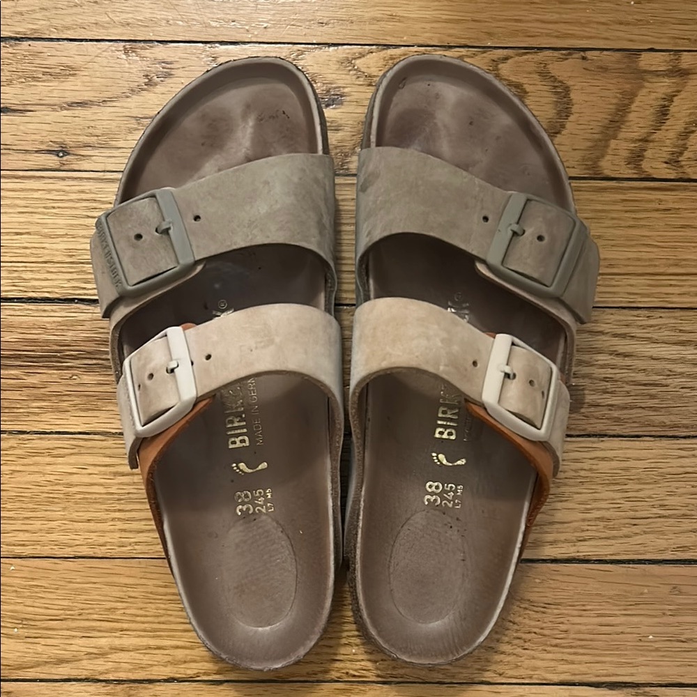 ✨LIKE NEW✨ Birkenstock Arizona Tri-Tone Sandals